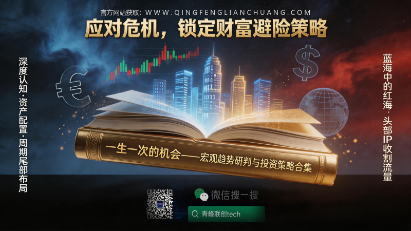 你是否真的理解“一生一次”的财富机会？——A森宏观研判合集商业拆解与真实认知门槛-青峰联创 · AI与项目变现实操工坊