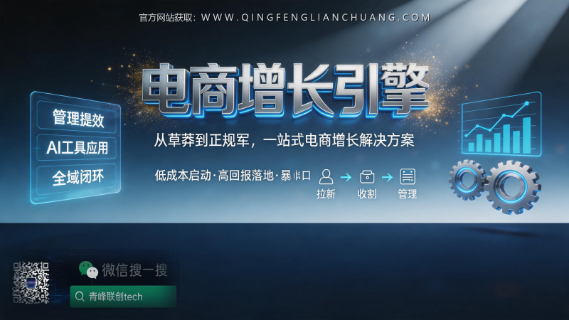 电商老板年费几十万买来的“管理+运营”SOP，我花3小时提纯成这份可复用的增长地图-青峰联创 · AI与项目变现实操工坊